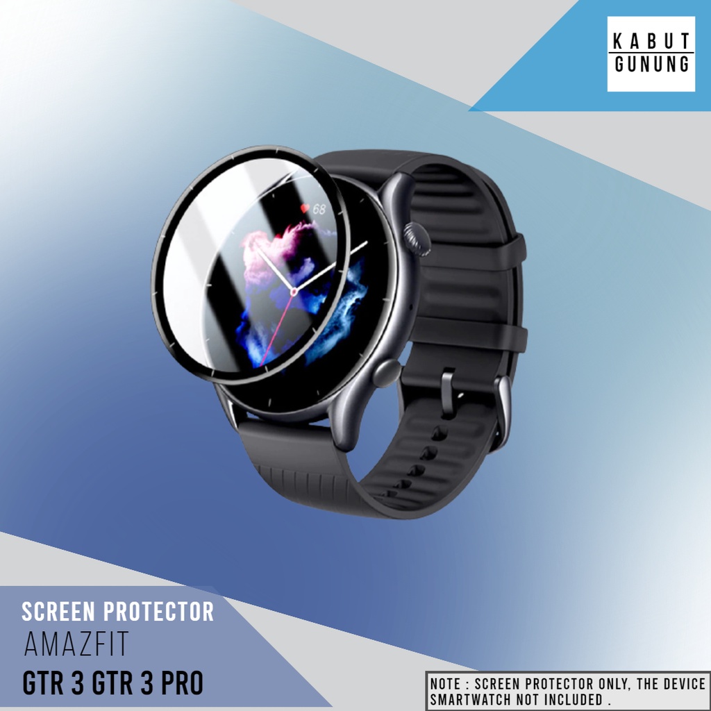 Anti Gores Pelindung Layar Full Cover For Amazfit Smartwatch GTR 3 GTR 3 Pro