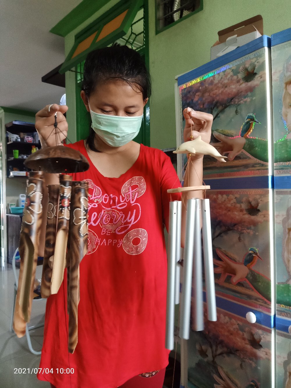 Lonceng Bambu/gantungan Bambu/lonceng Angin/bambu/klintingan/klontong/genta Angin/kayu