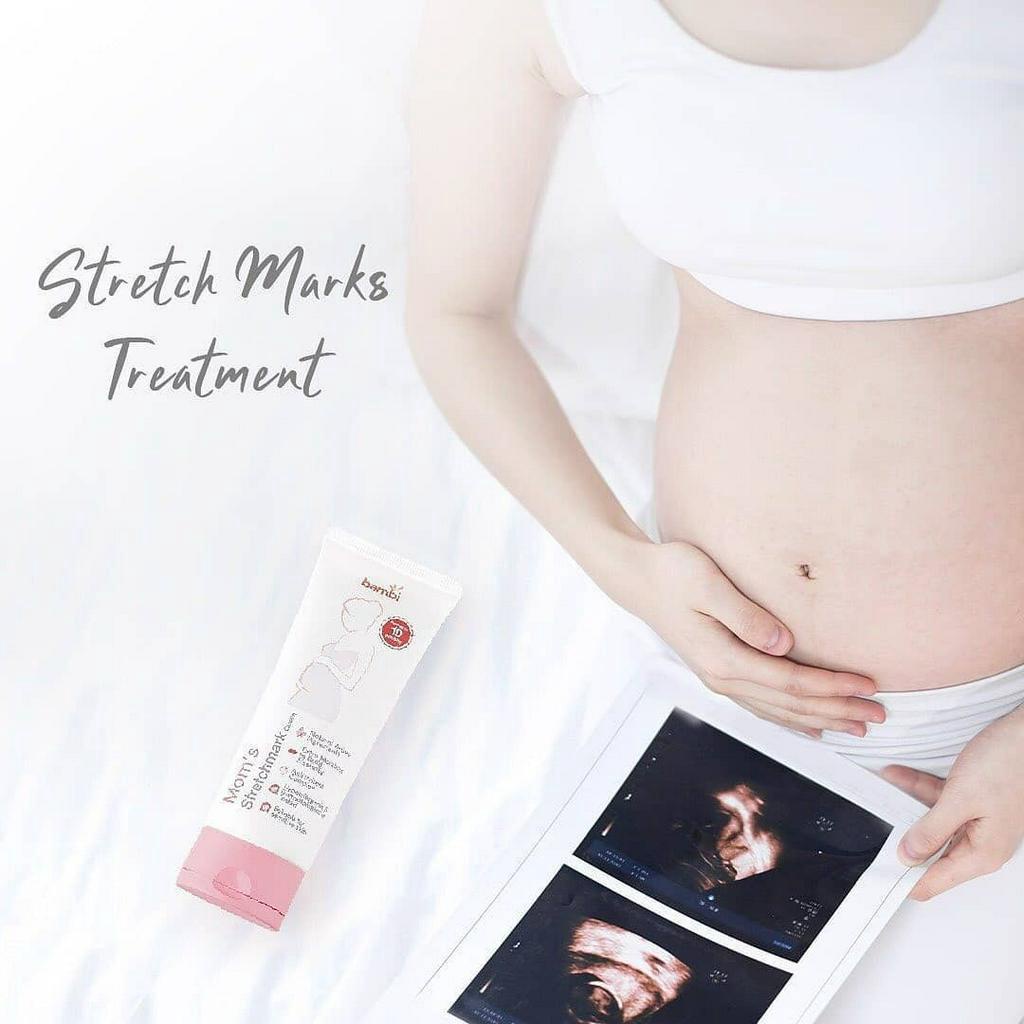 BAMBI Baby Moms Stretchmark Cream 100ml krim penghilang kerutan kulit