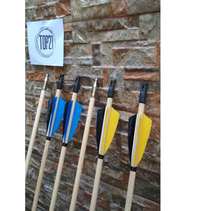 ♘ Arrow Ramin bulu Kalkun Import 3 Inch Nock V Lokal ™