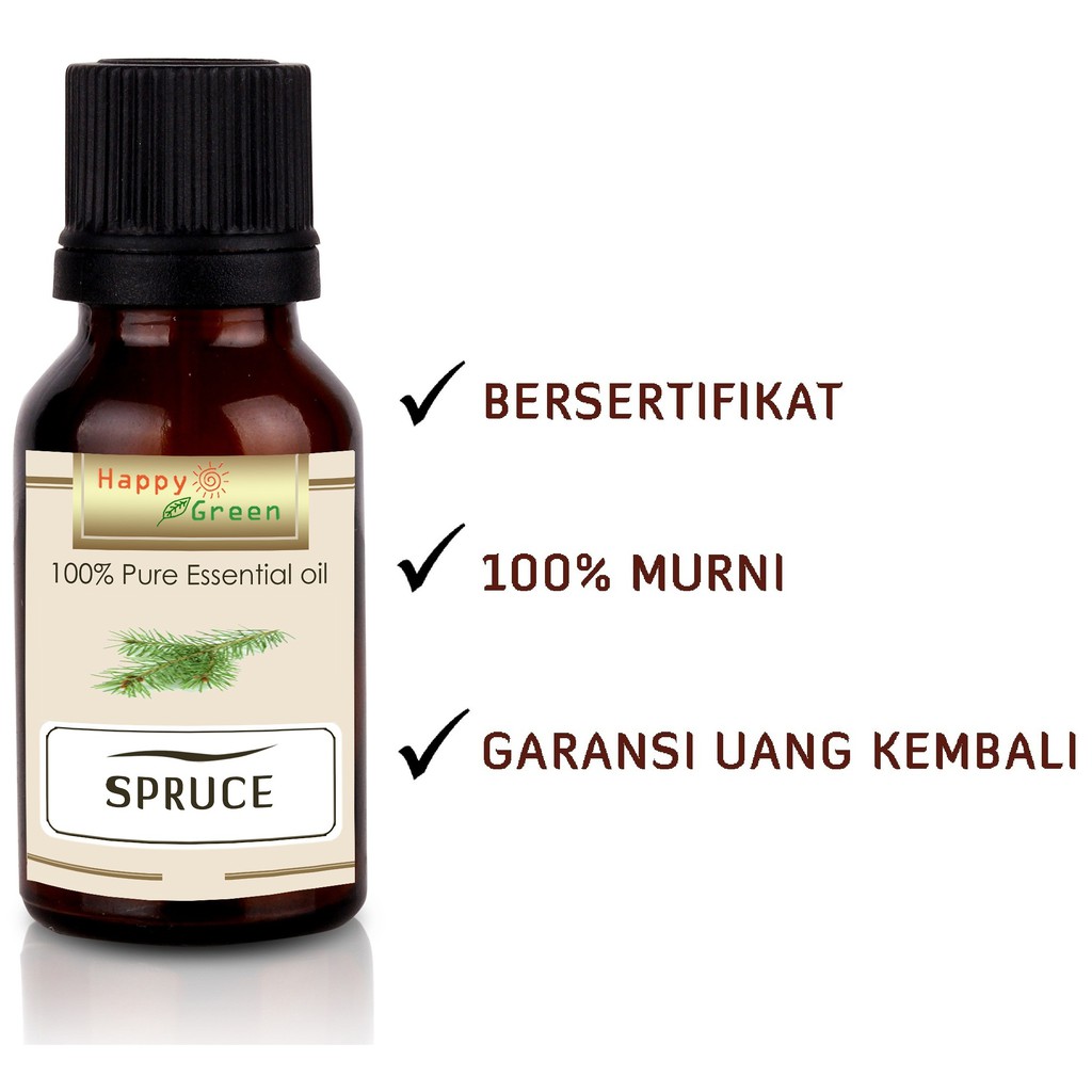 Happy Green Spruce Essential Oil - Minyak Atsiri Cemara Jarum