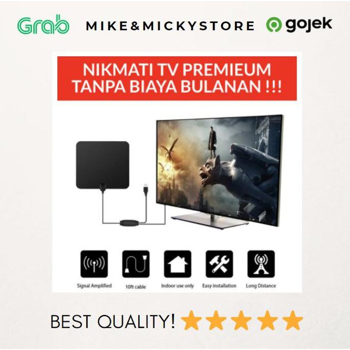 Ready&Siapkirim Antena Tv Digital | 4K Ultra Hd | Full Hd 1080