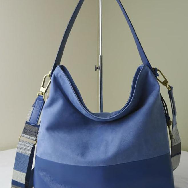 ❗❗ TRUSTED TAS WANITA BRANDED❗❗ TAS FOSSIL MAYA HOBO LARGE CORNFLOWER ,TAS SELEMPANG TAS