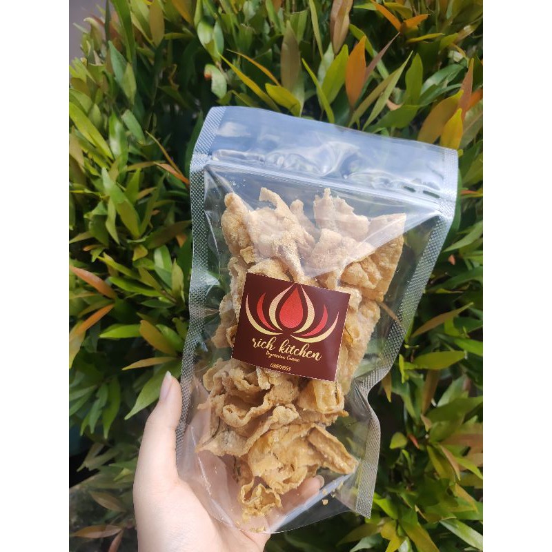 

Kerupuk Kulit Vegetarian rasa daun jeruk