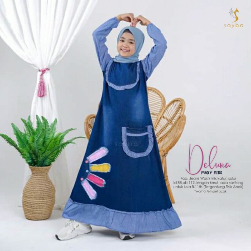 GAMIS ANAK HIGH QUALITY UMUR 8-10 Th TERGANTUNG POSTUR