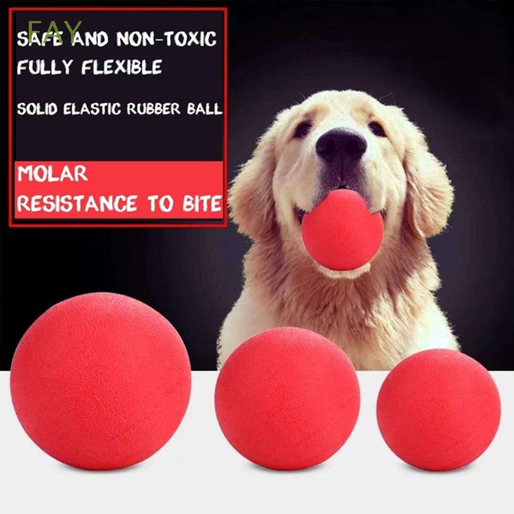 Bola Gigit Anjing / Kucing Bahan Karet Warna Polos  Shopee Indonesia