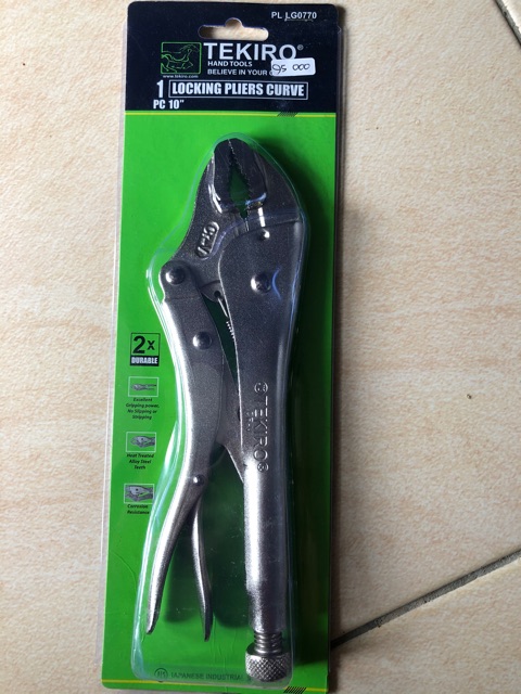 TANG BUAYA TEKIRO 10 INCH Bengkok vice grip locking pliers tang jepit / Alat perkakas bengkel