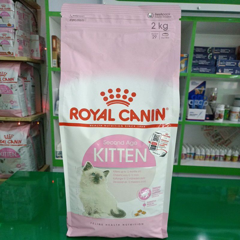 Royal Canin KITTEN 36 Second Age kemasan 2kg (Freshpack)