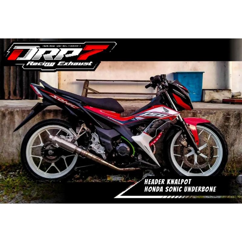 Header Leheran Knalpot Honda Sonic 150 Underbone Supra GTR Full Stainles-1
