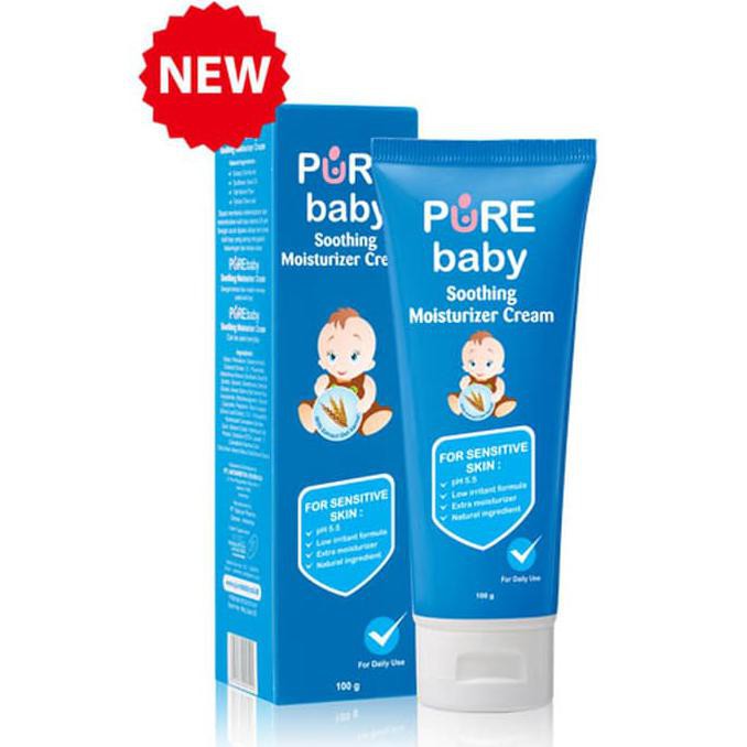 pure baby cream muka