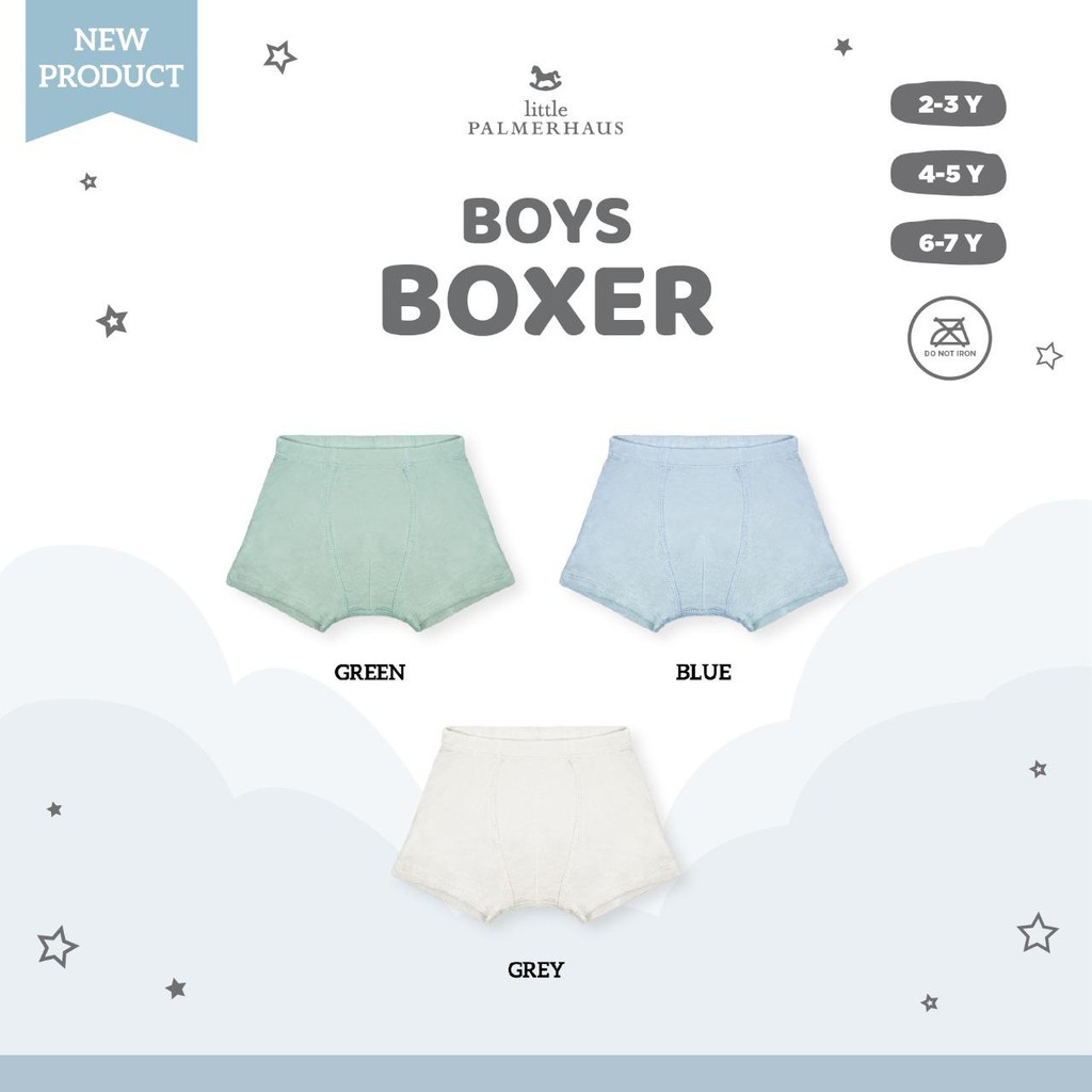 LITTLE PALMERHAUS BOYS BOXER GIRLS SHORTIE BRIEF BOY GIRL CELANA DALAM ANAK 2-7 Thn