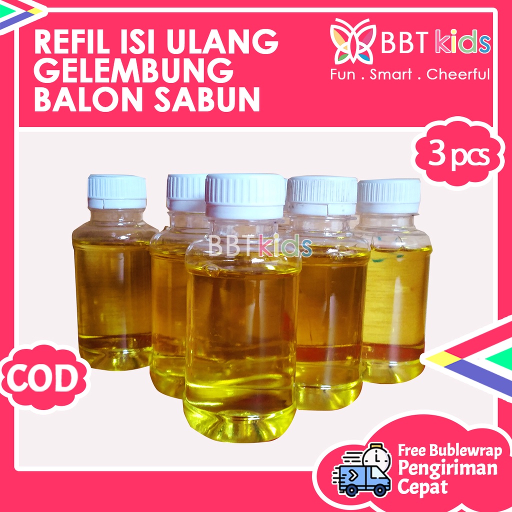 Isi Ulang Gelembung Balon Sabun Bubble 130 ML