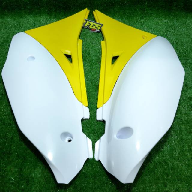SIDE PANEL KLX GORDON KUNING PUTIH COVER BODY SAMPING GORDON