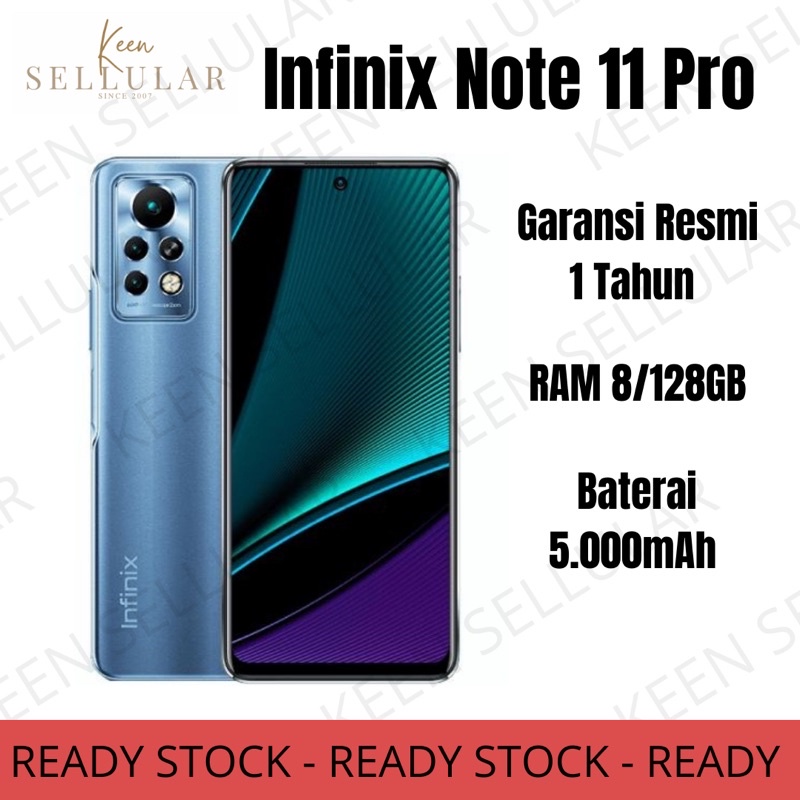 INFINIX NOTE 11 PRO RAM 8GB ROM 128GB Garansi Resmi 1 Tahun