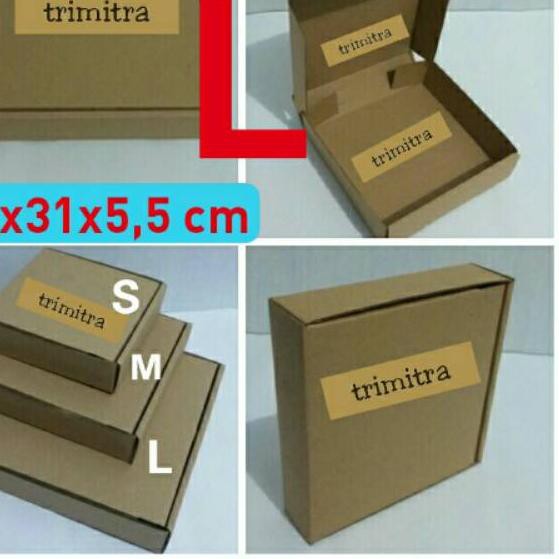 

Terbaru Kotak Kardus Pizza Polos Large 31x31x5,5 cm Box Pizza / Dus Pizzakl0....