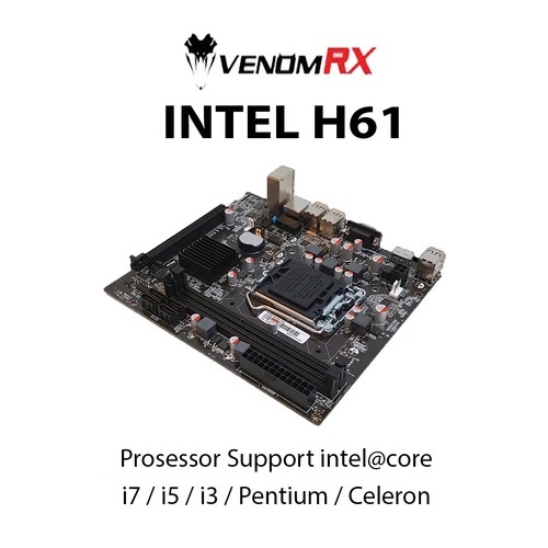 Jual Motherboard Venomrx Venom Rx Intel H Lga Lga Ddr Kualitas Ok Dan Bergaransi