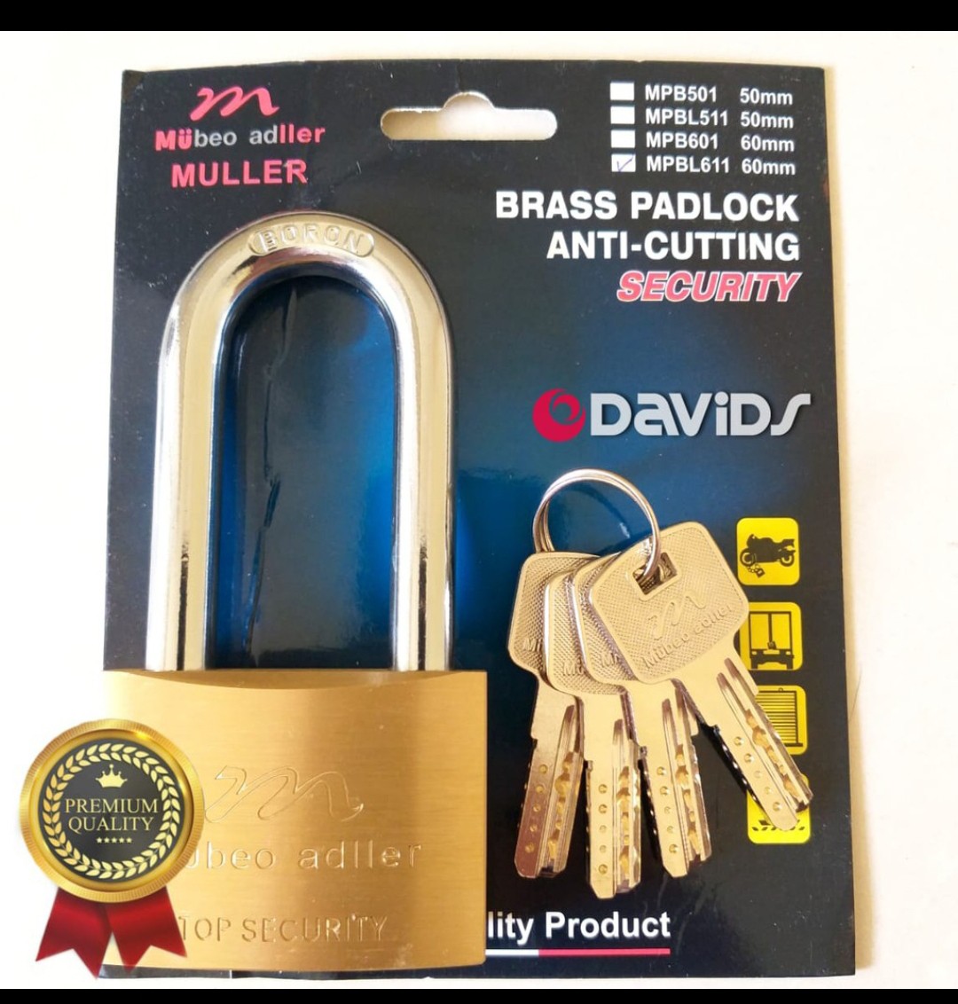 Gembok Pagar Anti Maling Karat Pintu Rumah Kuningan Muller