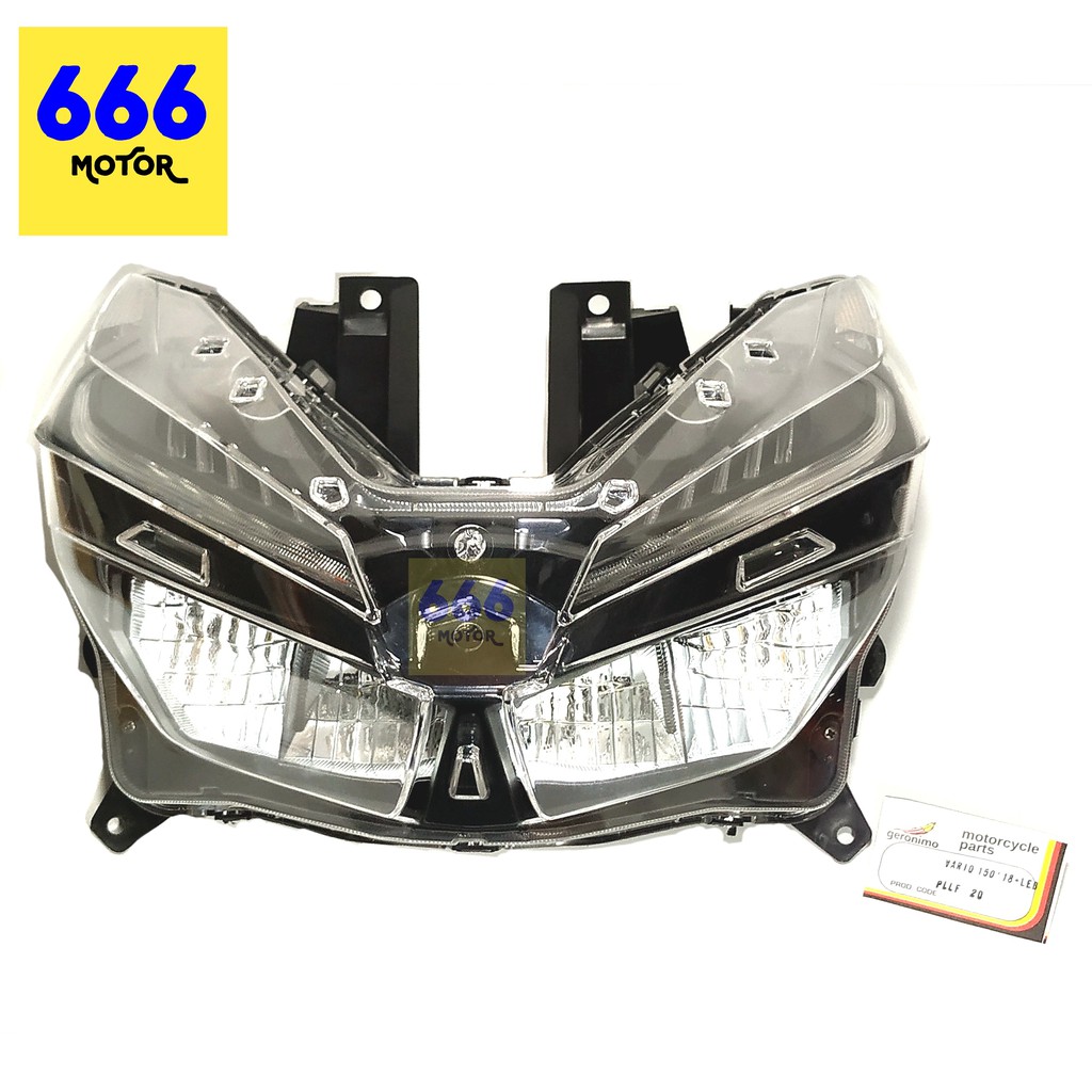 666MOTOR LAMPU DEPAN / REFLEKTOR VARIO 150 18 + LED