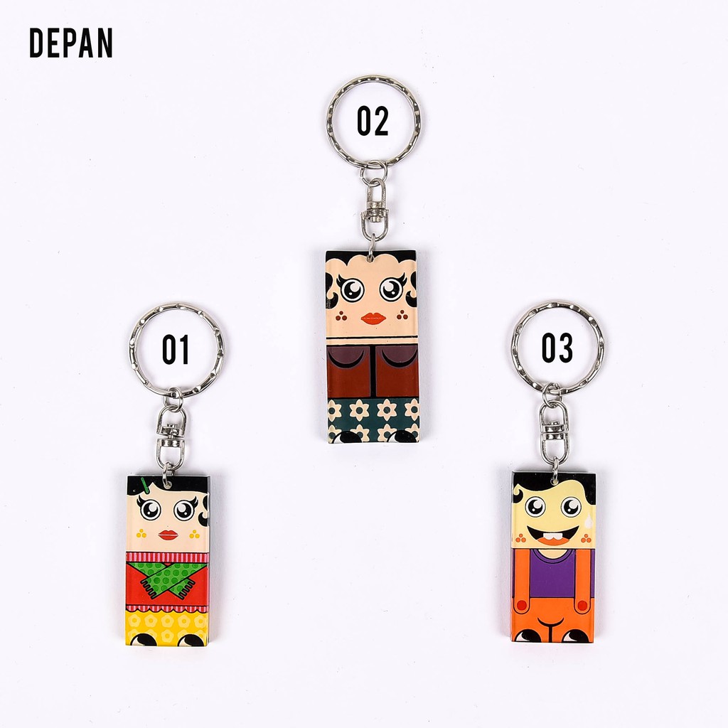 

Dagadu gantungan kunci dagadu aseli official - mix 1