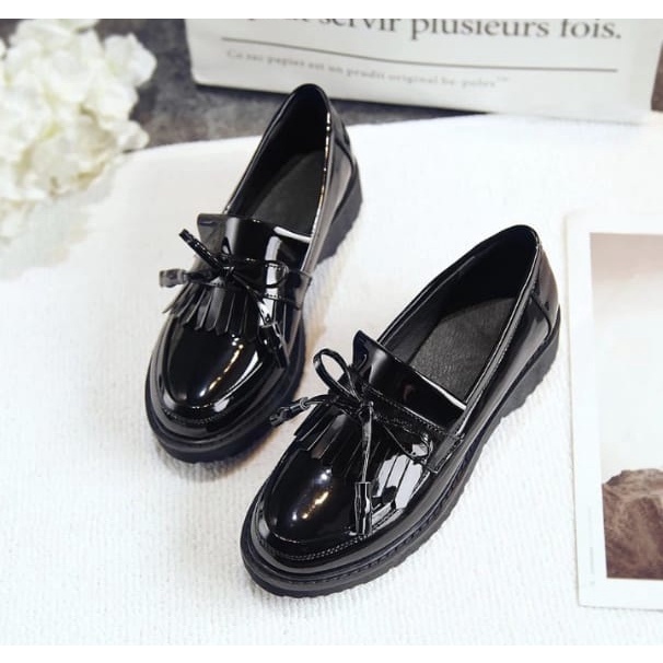 SEPATU LOAFERS WANITA / SEPATU FLAT DOCMART FASHION RAWIZ PREMIUM 008