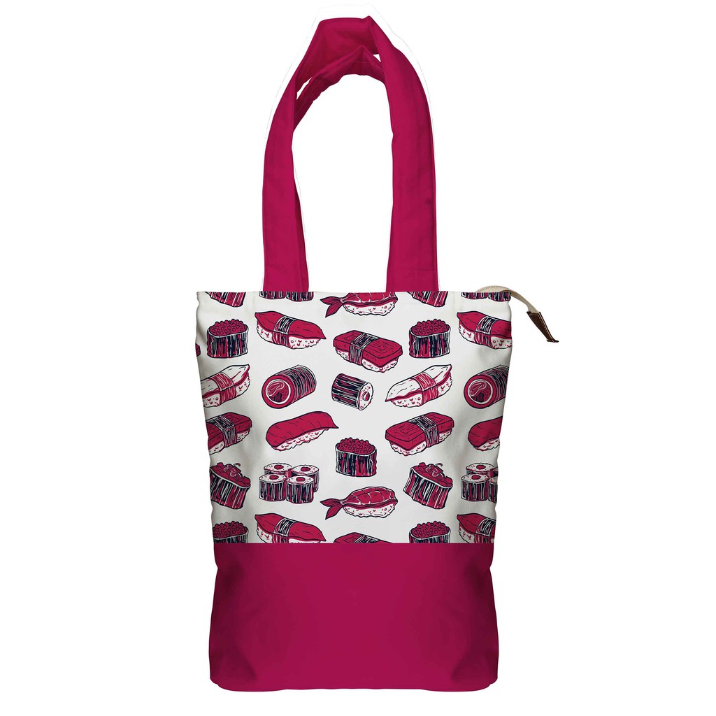 Tote Bag Kanvas Sushi