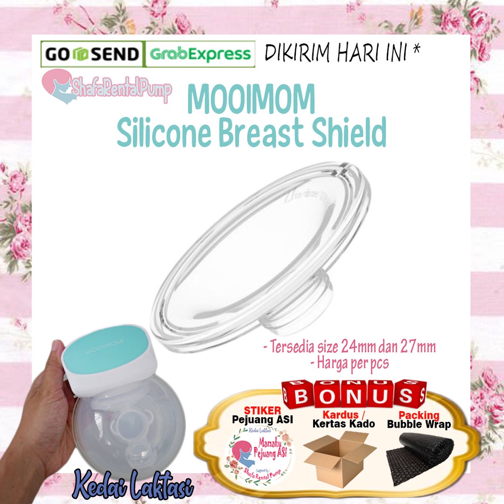 Silikon Corong Mooimom / Silicone Breastshield Mooimom / Sparepart Mooimom Handsfree