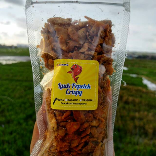 Lauk Pepetek Crispy (Baby Fish) Rasa Pedas
