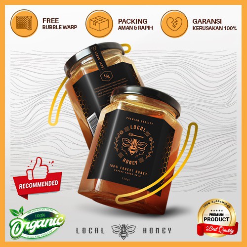 

Local Honey Madu Hutan / Forest Honey / Raw Honey 330gr