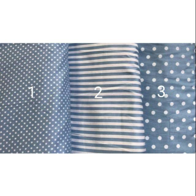 KAIN KATUN JEPANG WARNA BIRU LANGIT/JAPAN DESIGN TOKAI SENKO