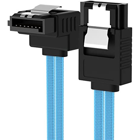 Kabel Serial Data SATA 3 III ORICO Pin Lock 6Gbps CPD-7P6G-BA90 - Cable data sata L klip