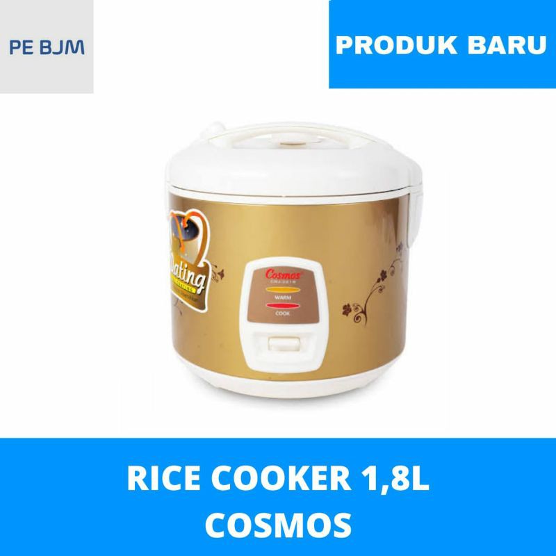 RICE COOKER COSMOS 1.8 LITER - CRJ 3218 - GARANSI RESMI