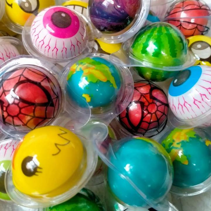 

Lagi Trend 10 PCS PERMEN VIRAL BUBBLE GUM MOTIF BUMI PLANET MATA BOLA SMILE DLL GROSIR,,,