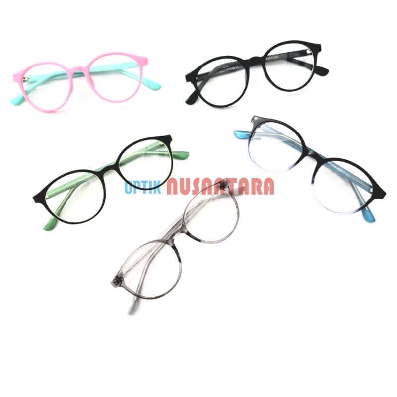 Frame Kacamata anak termasuk lensa Element Blue light Essilor