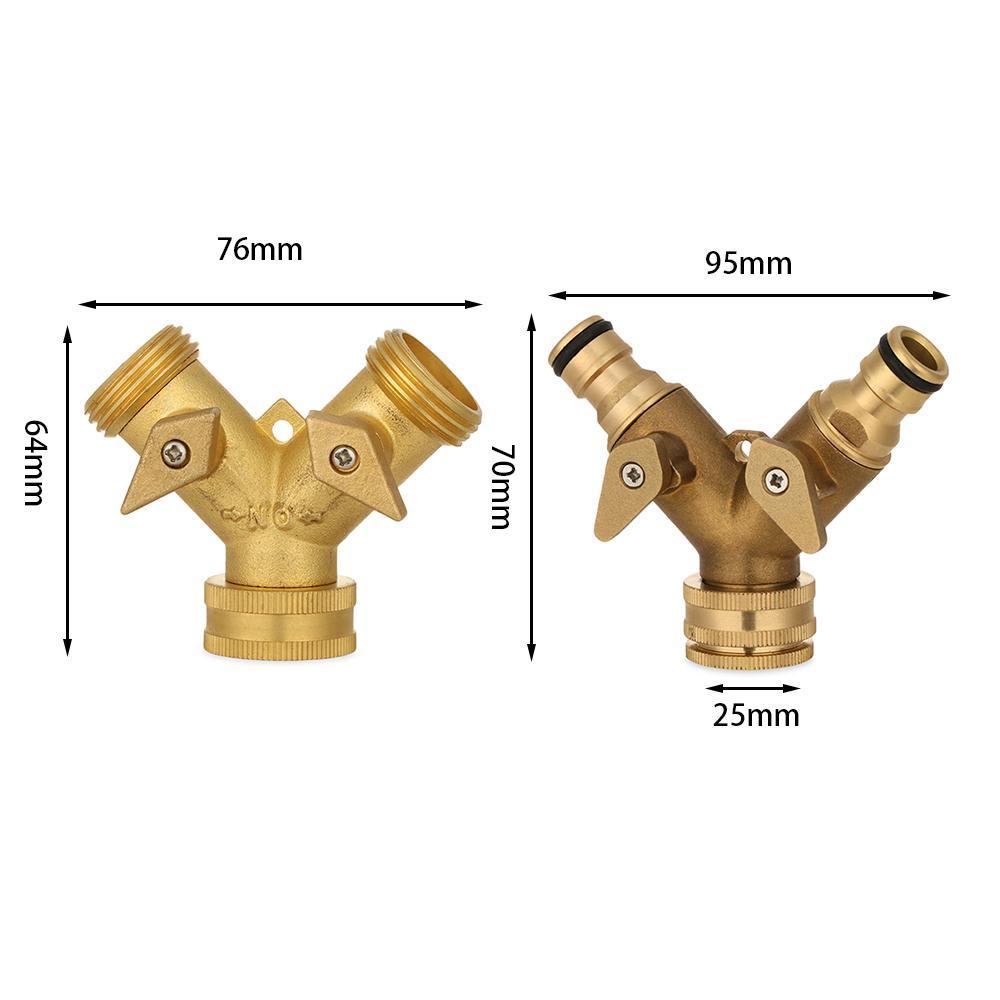 Suyo Katup Splitter Pipa Air Bentuk Y Untuk Irigasi Taman