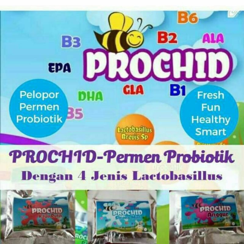 

PROCHID PERMEN PROBIOTIK AMAN ANAK DAN DEWASA SACHET