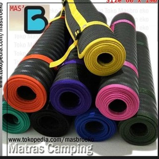 (Disc!!) Matras/karpet/kasur Camping Yoga (alas tidur/senam) - Hitam
