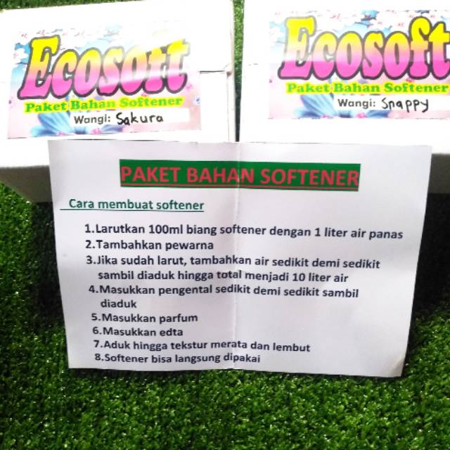 ECOSOFT - Paket Bahan Softener 10 liter | Paket bahan softener | softener laundry | Pelembut Pakaian