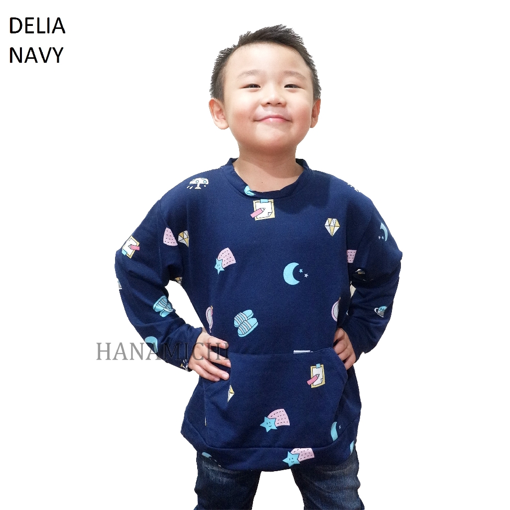 Hanamichi DELIA Sweater Anak Lengan Panjang