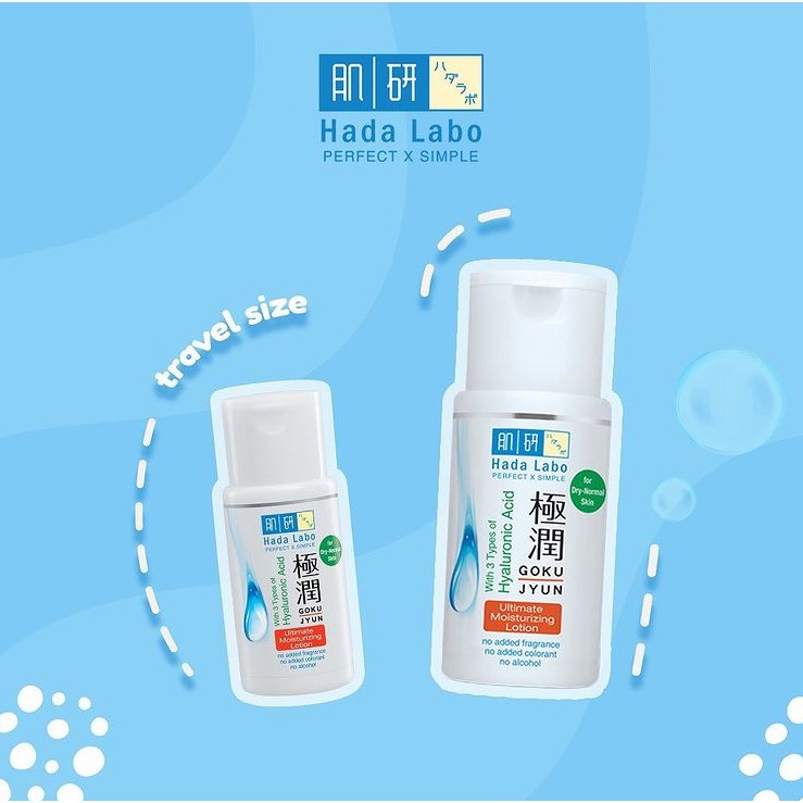 Hada Labo GOKUJYUN Series Lotion Face Wash Cleansing Oil