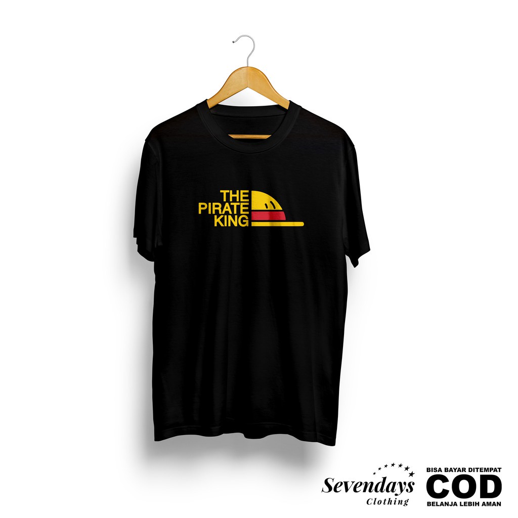 Tshirt Baju Kaos Distro THE PIRATE KING / Kaos Distro Pria Wanita