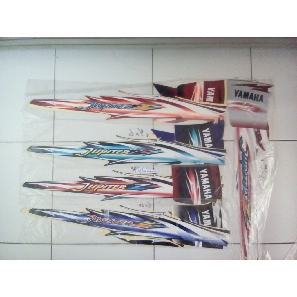 striping sticker motor yamaha jupiter z 2007