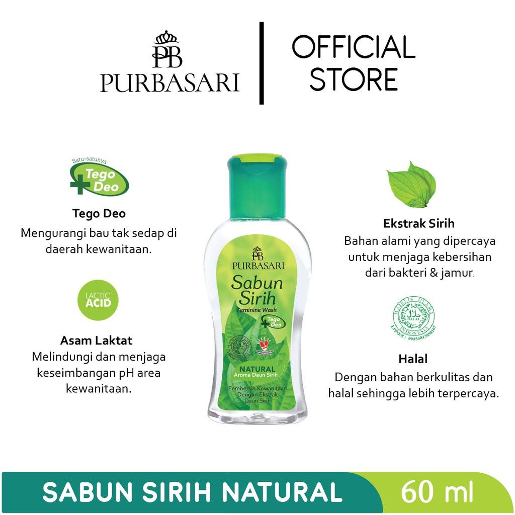 Purbasari Sabun Sirih 60 ml