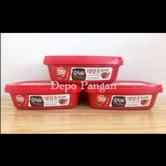 

SAJO GOCHUJANG / SAMBAL PASTA KOREA / SAJO HOT PEPPER 170 GR