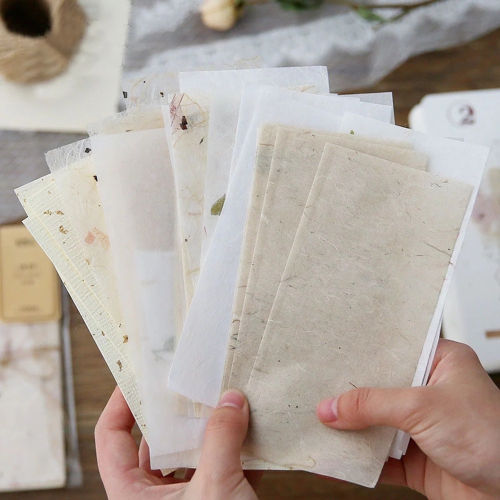 30pcs Kertas Kraft Handmade Diy Gaya Vintage Untuk Scrapbook