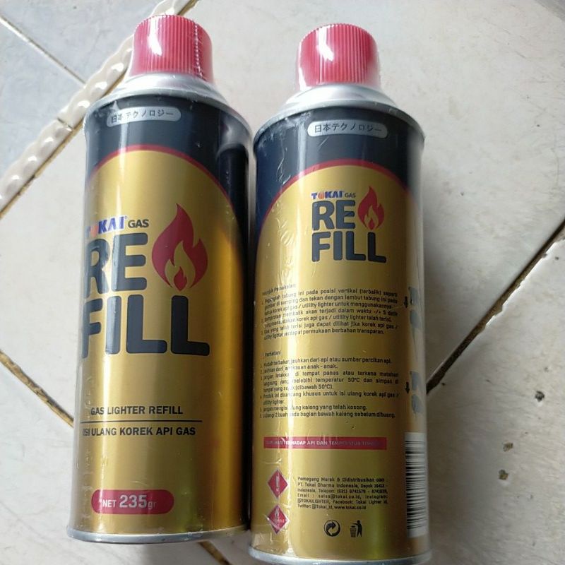 Tokai Refil/Isi ulang Korek Gas netto 235 grm