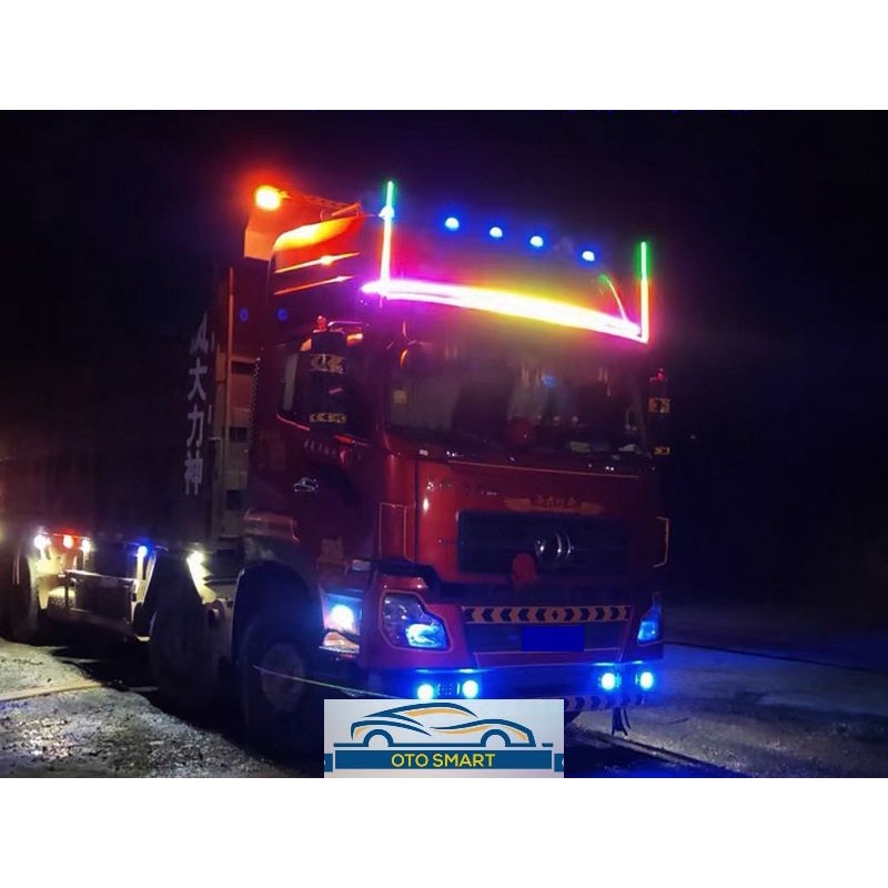 Lampu LED Strip Variasi Kaca Running Canter Net Light Strip 24 Volt Untuk Truck Bus 1.5M  2M 2.5M