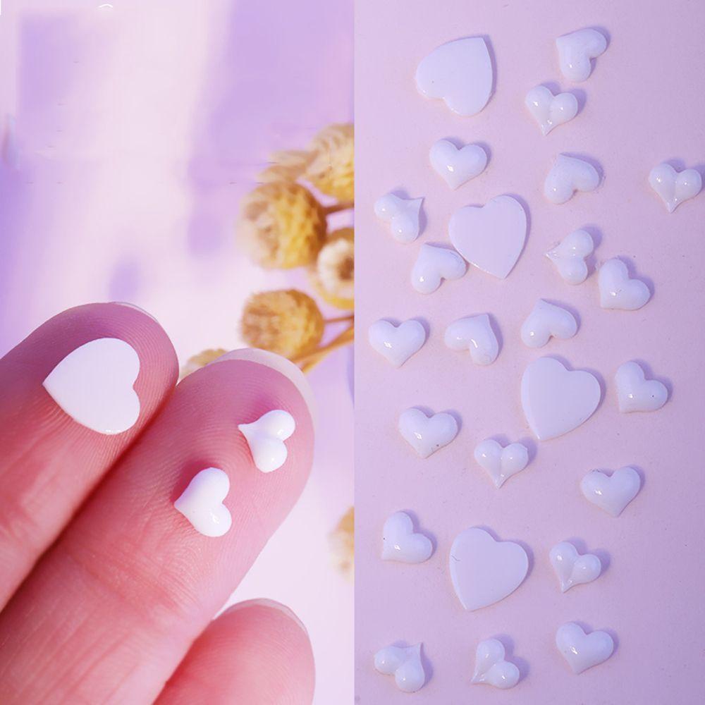 Mxbeauty Love Nail Art Perhiasan Gaya Jepang Love Fashion Bola Baja DIY Hiasan Kuku