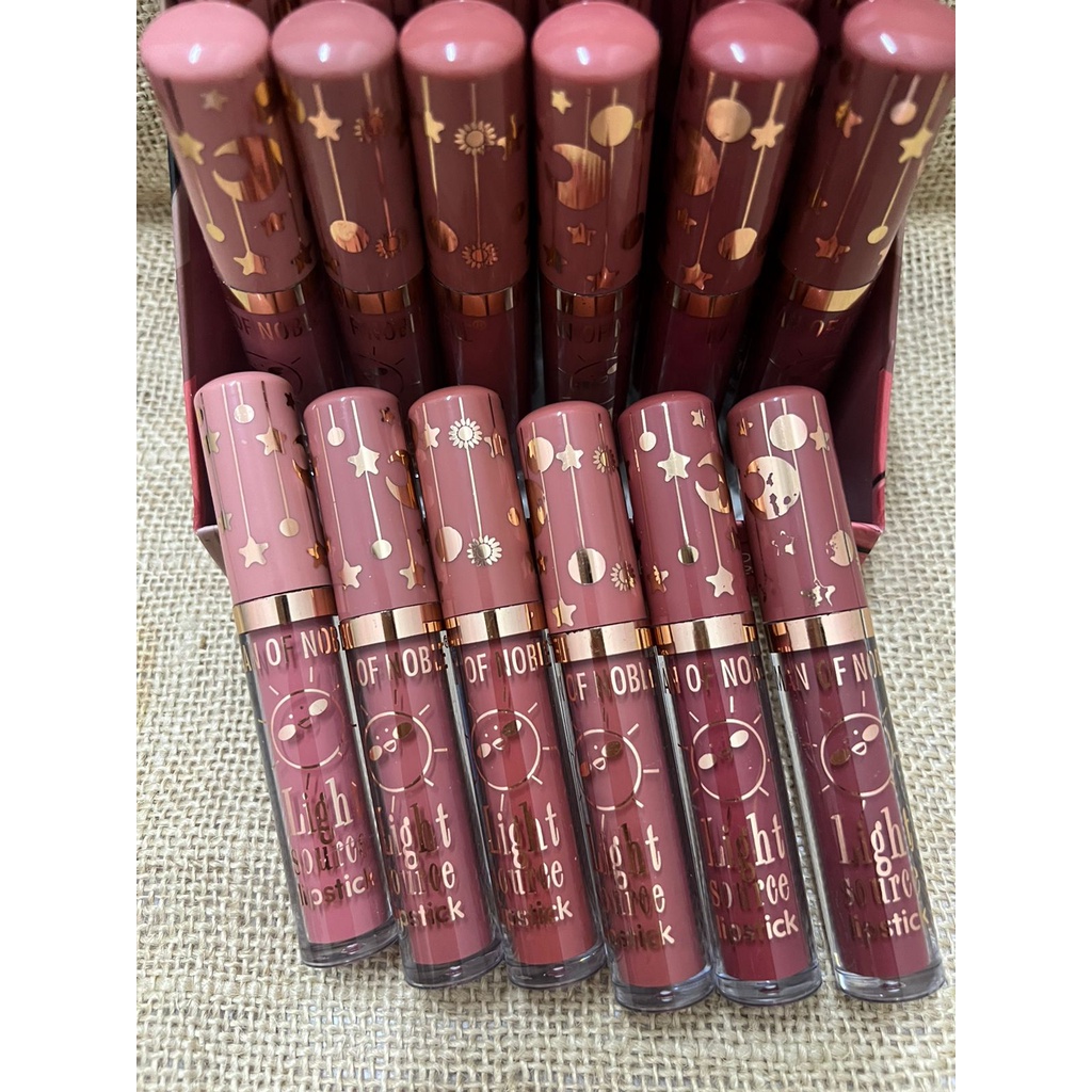 [12Pcs] Lipgloss Nude Iman Of Noble Light Source 1034A