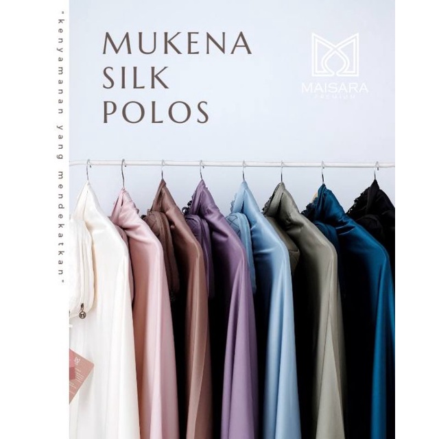 MUKENA SILKY POLOS MAISARA