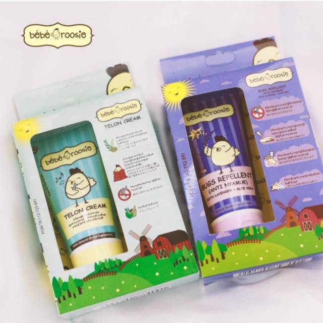 Bebe Roosie Telon Cream / Bugs Repellent 60gr